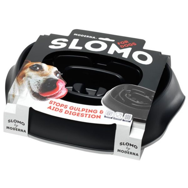 Moderna - Slomo Dog Bowl Black 950 ml