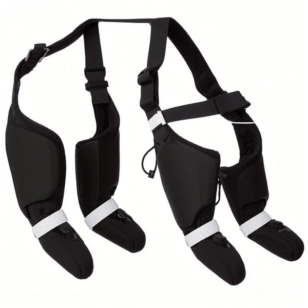 Dog Shoes -Dog Suspender Boots-Pet Boots-Winter Snow Rain Hiking Tall Boots