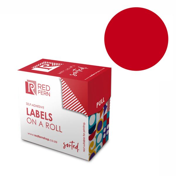 Redfern C25 Colour Code Labels - Red 5's