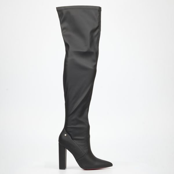 Miss Black Revenge 1 Women Faux Leather Long Boots - Black