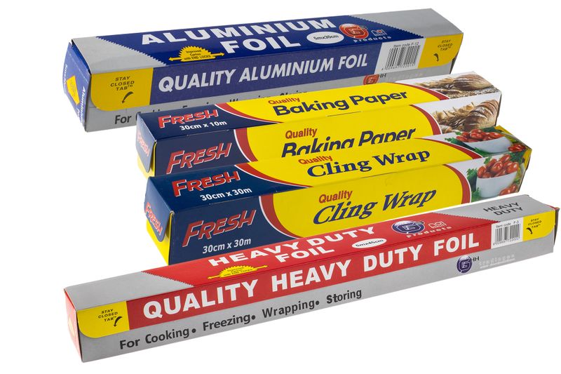 Foil Cling Wrap Baking Paper Heavy Foil Bundle