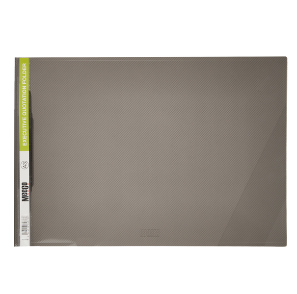 Meeco A3 Premium Quotation Folder - Black (Landscape) (Pack of 5)