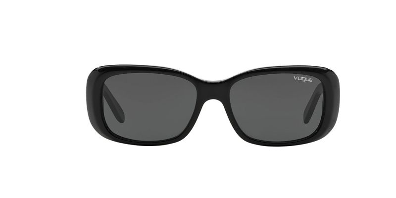 Vogue - Woman Evergreen Rectangle Sunglasses - Black - 0VO2606S
