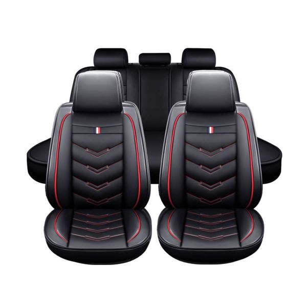 5Pcs Of Universal PU Leather Car Seat Cover