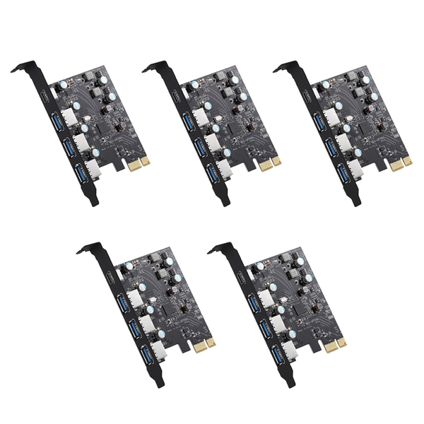 Pci-E To Usb3 0+Type C Expansion Card (Pcie Card)3 Ports