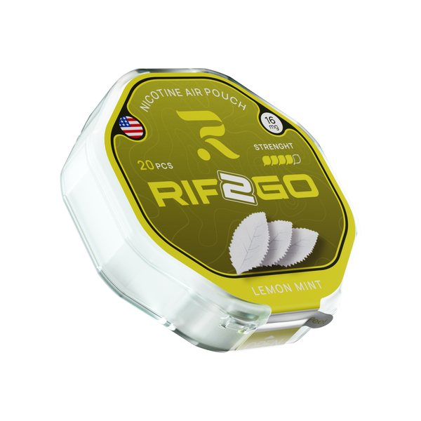 RIF2GO Lemon Mint 35mg Nicotine Pouch