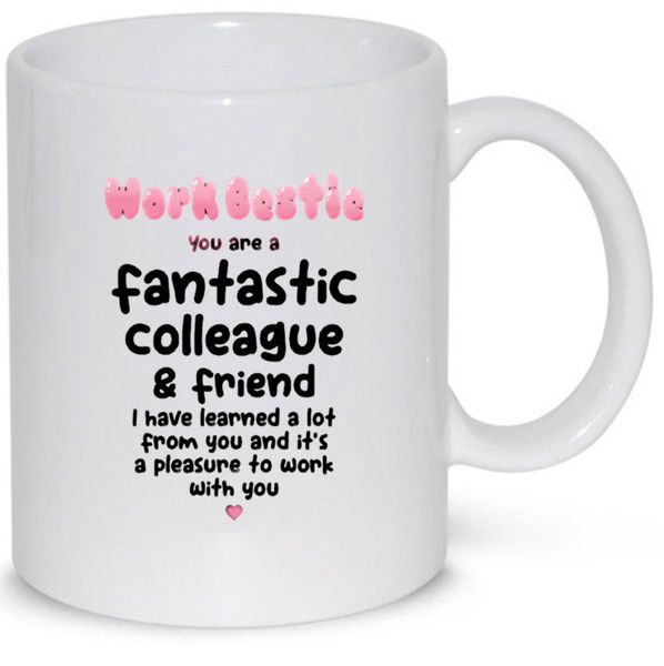 Work bestie you're fantastic v9 Pack Mug
