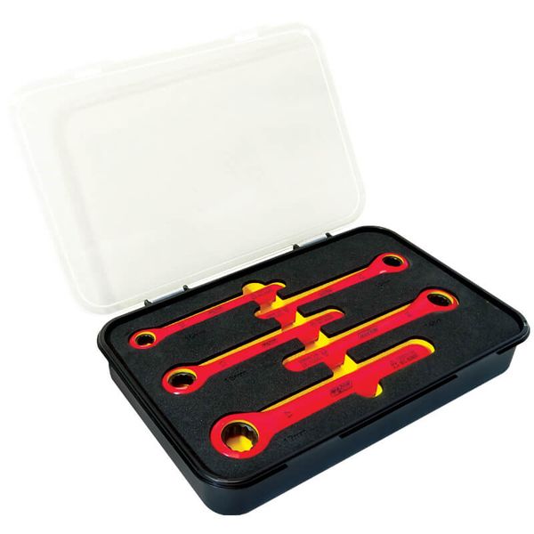 Major Tech 1000V Insulated Ring Gear Wrench Set (KV-5RRS)