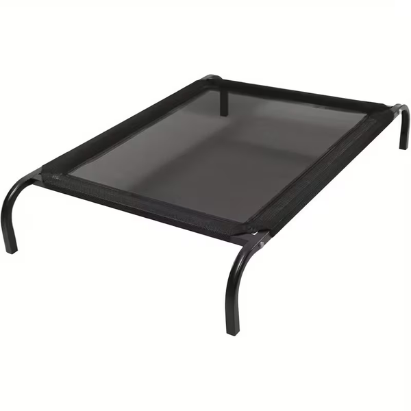 Elevated Pet Bed - Cooling Mesh Cot with Steel Frame (Large)