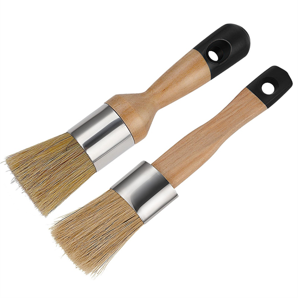 2 Pack Chalk Paint Brush, and Wax Brush Tool