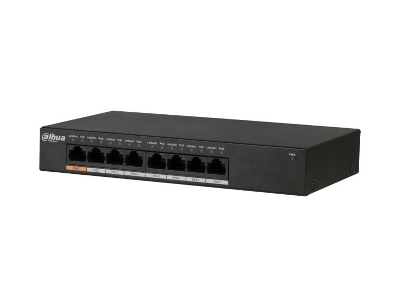 DAHUA 8-Port Unmanaged Gigabit Poe Switches (DH-PFS3008-8GT-60)