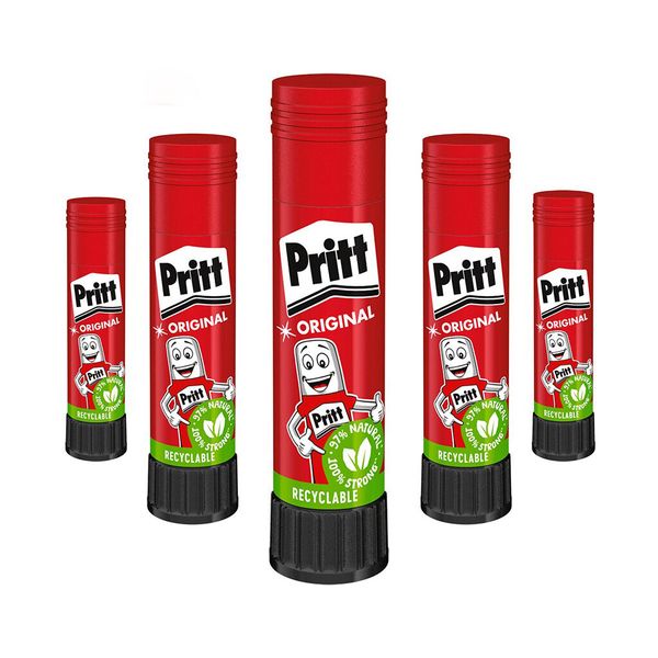 Pritt Stick 43g Glue Stick - Value Pack Of 5