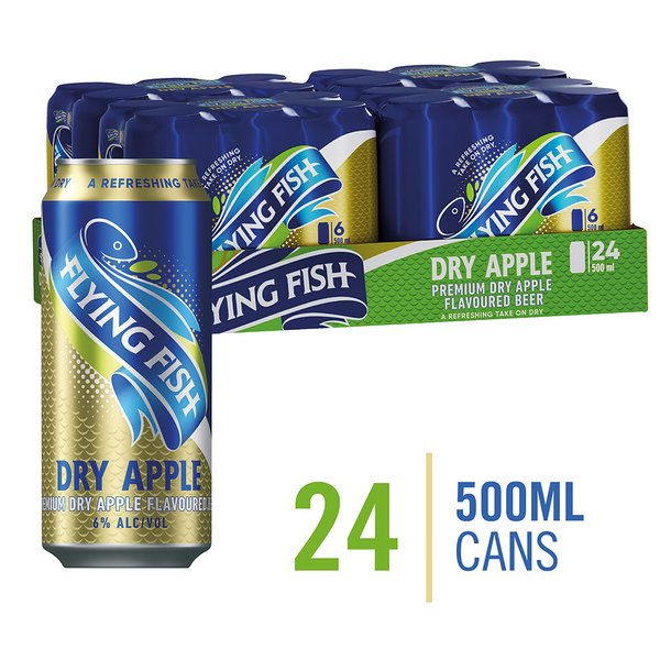 Flying Fish Dry Apple 24 x 500ml Cans