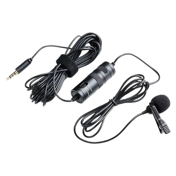 3.5mm Microphone For Smartphone DSLR Cameras Hands Free Clip BY-M1