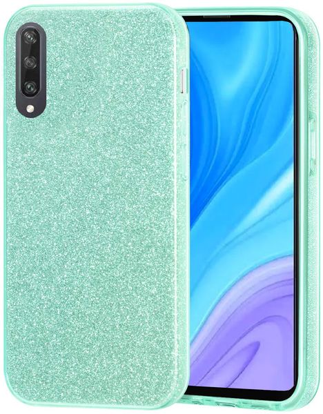 Tekron Glitter Sparkle Bling Protective Case for Huawei Y9s (2020) - Green