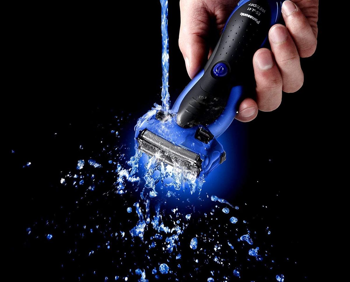 Panasonic Silver Wet and Dry Electric 3-Blade Shaver for Men