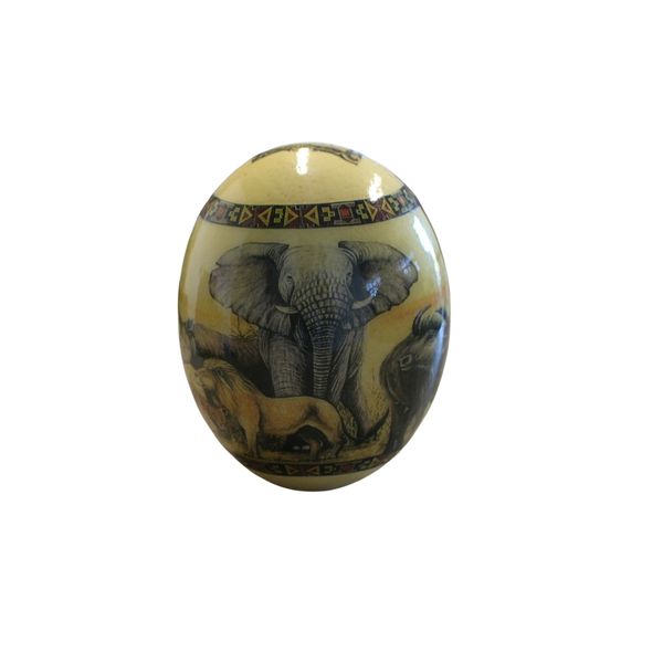 Ostrich Egg - African themed