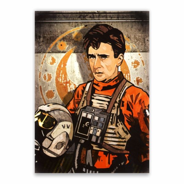 Wedge Antilles Portrait Poster - A1