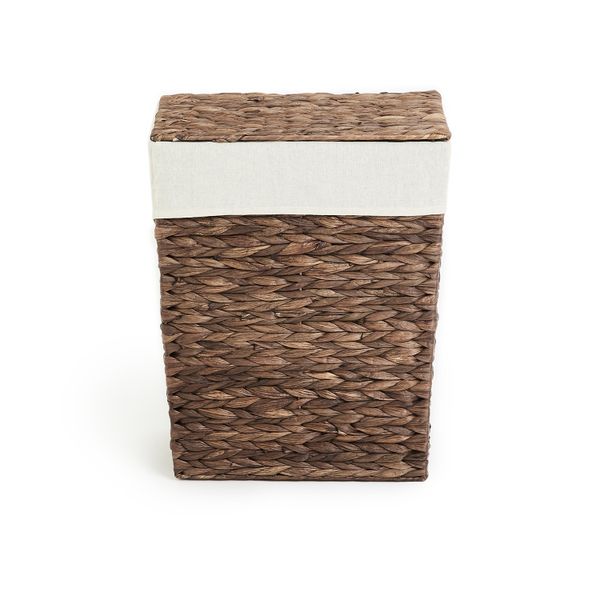 George &amp; Mason - Woven Brown Hyacinth Laundry Bin - Small