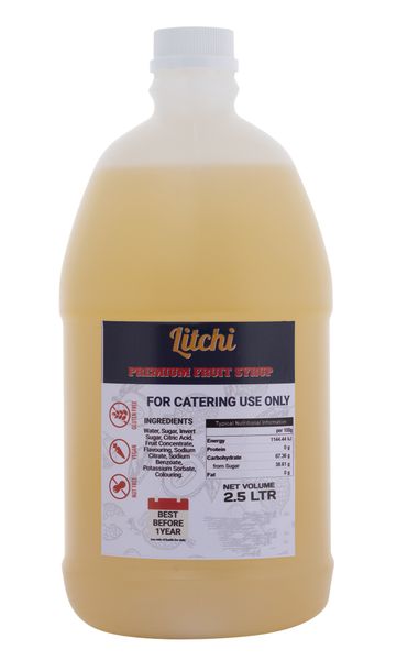 BTSO - Litchi Fruit Syrup - 2.5L