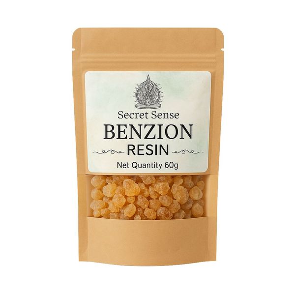 Secret Sense Natural Benzoin Resin Incense - 60g