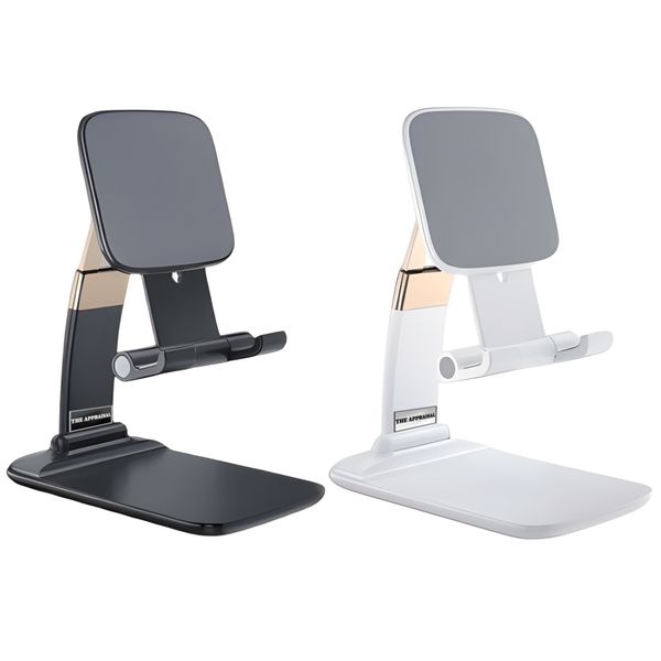 Set of 2 - Adjustable Phone/Tablet Stands - Black &amp; White - The Appraisal