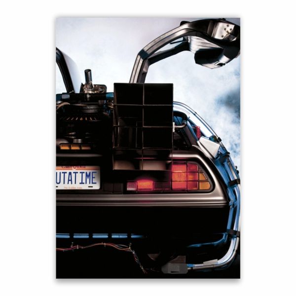 Back to the Future Car Poster - A1