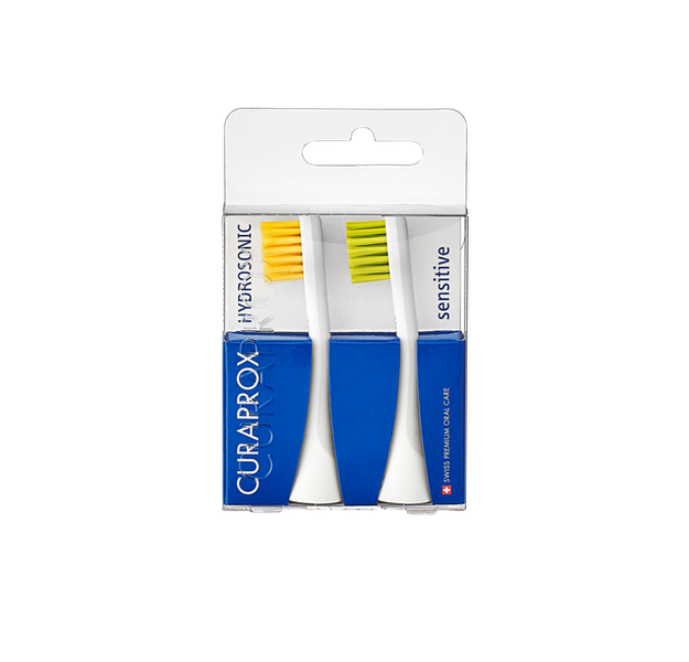 Rainbow Brush Head Sensitive for Hydrosonic Yellow/Green (2 Piece)