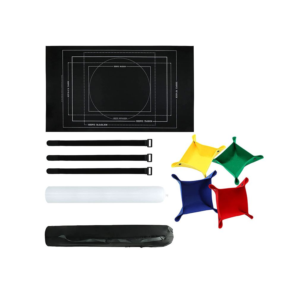 Jigsaw Roller Puzzle Mat Kit with Storage Bag Black Shop Today. Get