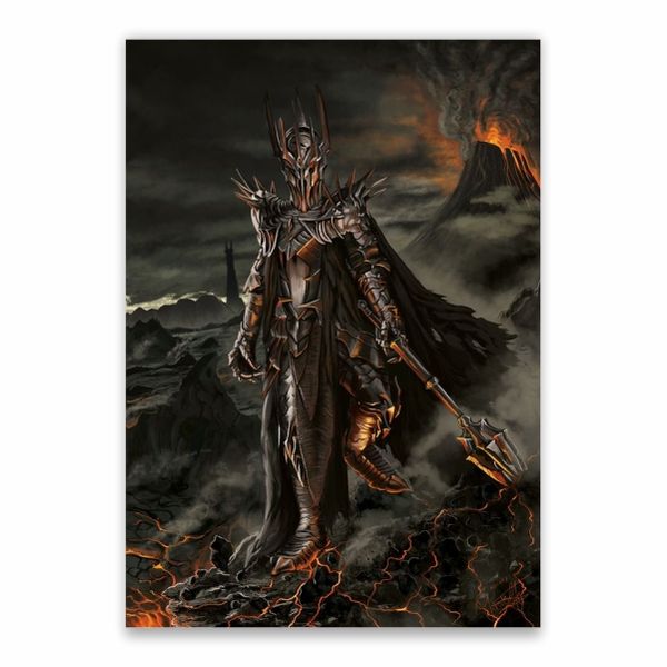 Sauron Mount Doom Poster - A1