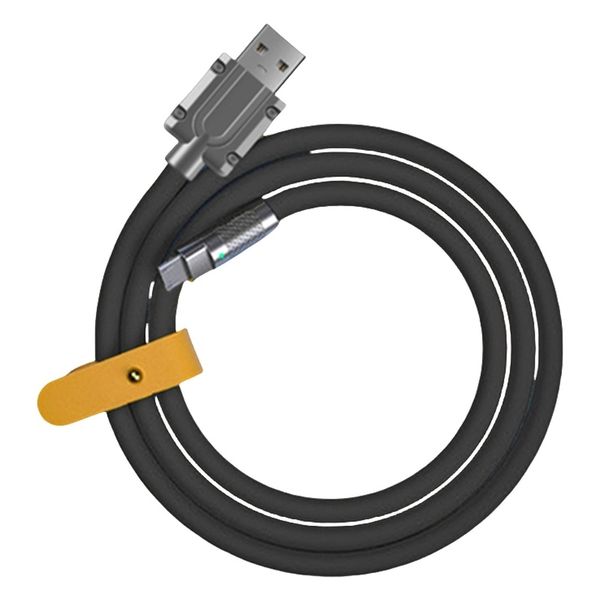 USB-C Fast Cable 1m Zinc Silicone 120W 6A Compatible with Type-C