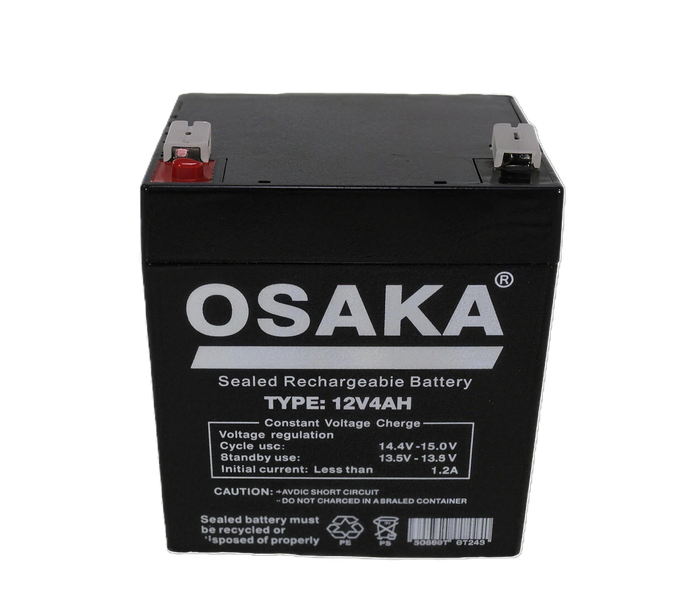 OSAKA 12V 4Ah Sealed Lead-Acid (SLA) Rechargeable Battery