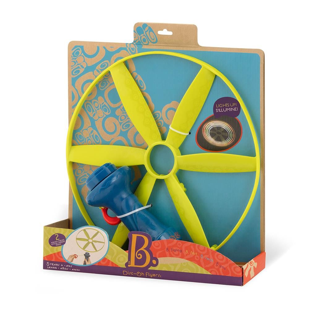 skyrocopter with flying light up disc