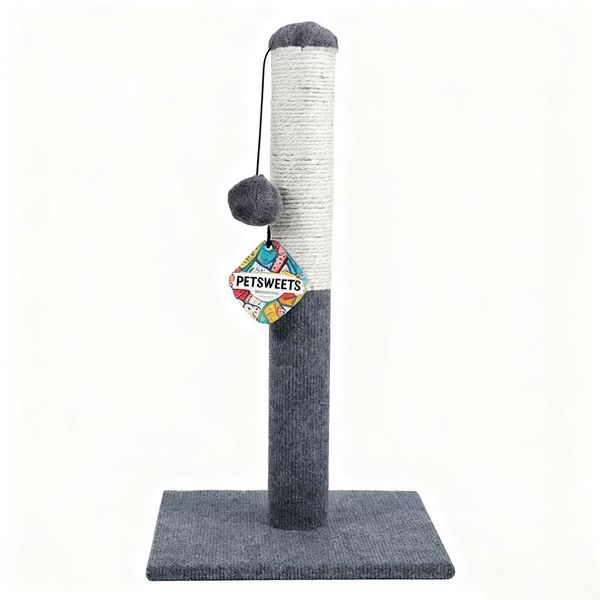 50 cm Tall Ultimate Cat Scratching Post Natural Sisal Scratchers Trees