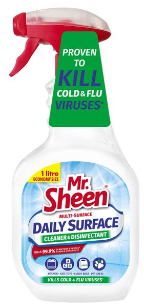 Shield Mr Sheen Daily Surface Cleaner and Disinfectant 1L