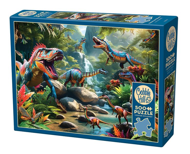 Cobble Hill Prehistoric Beasts 500 Piece Puzzle