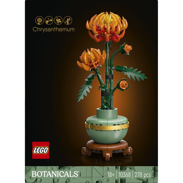 LEGO® Icons Chrysanthemum Flower Decor Building Set 10368