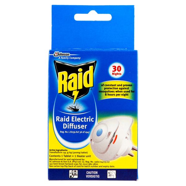 Raid Electric Diffuser Mosquito Killer Primary Unit
