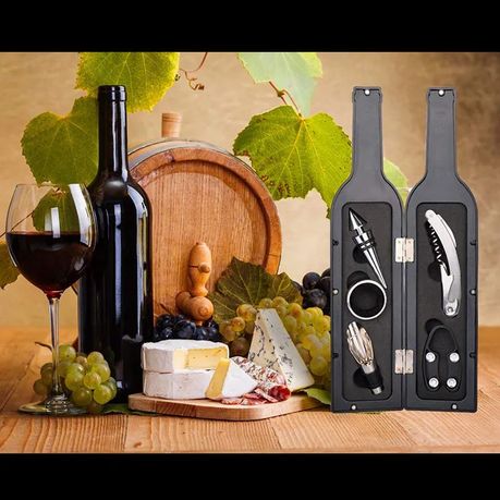 Wine Bottle Corkscrew Set, Wine Bottle Accessories