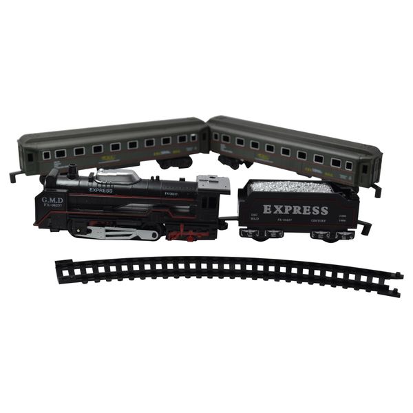Rail King Intelligent Classical Express Train Track Set Toy For Kids