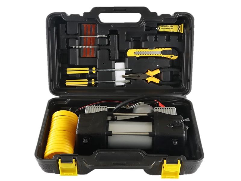 Portable Car Air Compressor for Tires, Bikes, Trucks - Multi-Function Pump