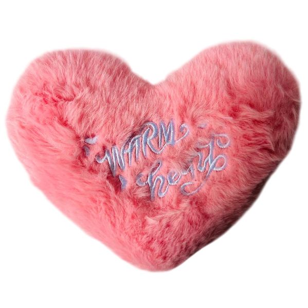 Pink Heart Winter Microwave Heating Pad with Ceramic Beads (220g)