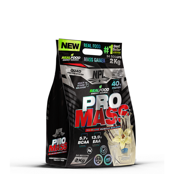 Pro Mass - All-In-One Mass Gainer | Vanilla Milkshake