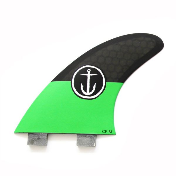 Captain Fin CF-5-Fin Medium TT Fin Green