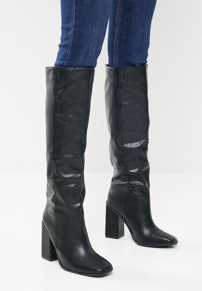 Women's Footwork Nodini Knee Length Boot - Black
