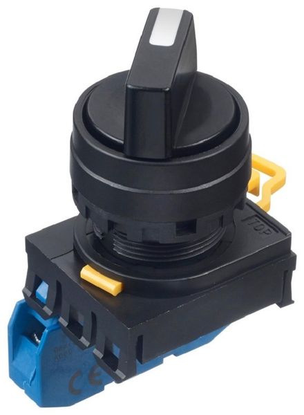 IDEC YW1S-21E10 Rotary Switch, 2 Position, 1 Pole, 90 Â°, 10 A, 120 V