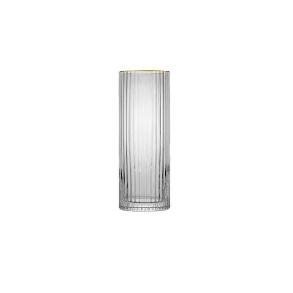 JAN - Opulent Hi-Ball with Gold Rim Set of 4