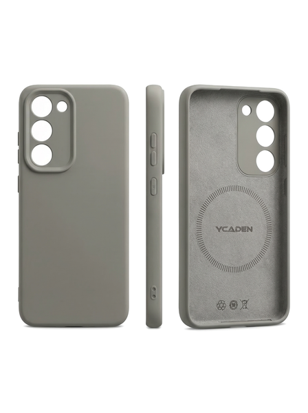 YCADEN Silicone Magnetic Protective Case, Compatible with Samsung S23 &amp; S24