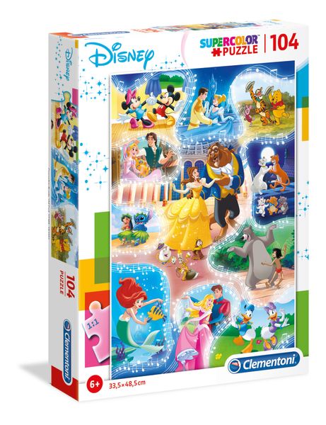 Clementoni 104 Piece Puzzle Disney Dance Time