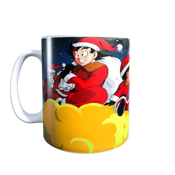 Out on Delivery - Dragon Ball Z Christmas Coffee Mug